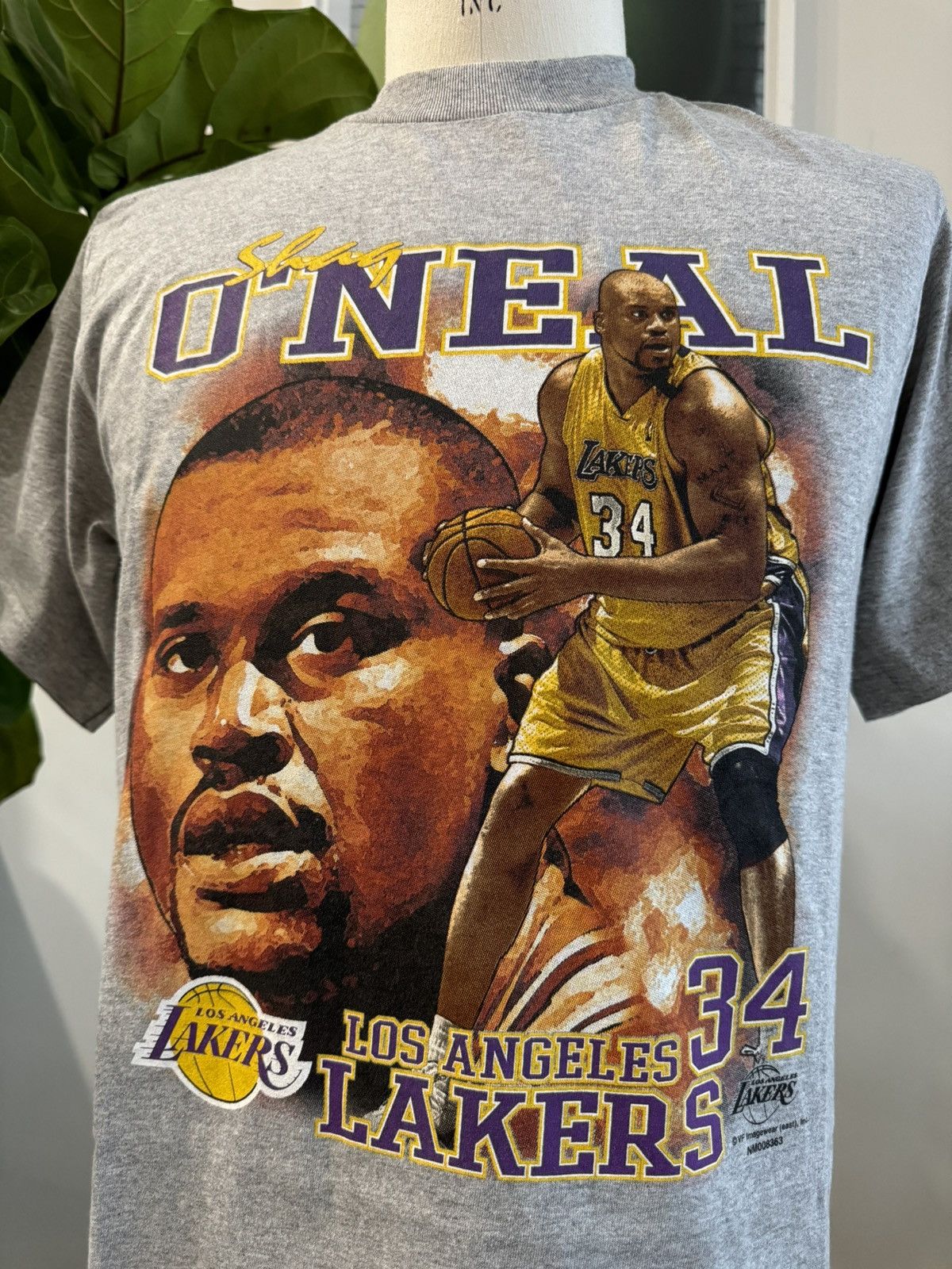 Vintage 2000 Shaq O Neal Lakers Tee Deadstock Nba Hoodie, Sweatshirt | FlexRushtees.com
