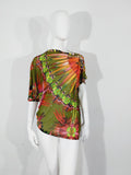 Paul Gaultier Jean Paul Gaultier Tropical Feather Ethnic Maori Tunic Top