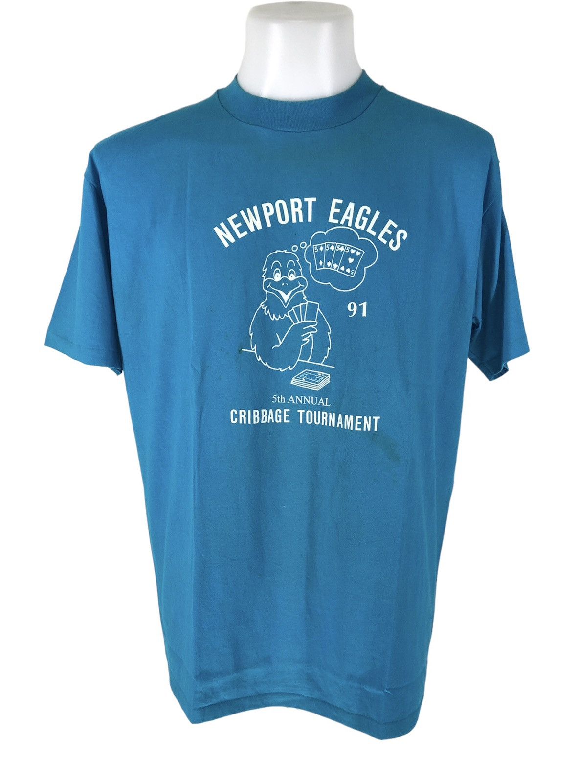 Vintage 91 Newport Eagle 5th Annual Cribbage Tournament T-Shirts, Hoodie, Sweatshirt | FlexRushtees.com