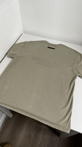Essentials Back Logo Tee Taupe Hoodie, Sweatshirt | FlexRushtees.com
