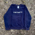 Japanese Brand Vintage 90s Sun Faded Carhartt Embroidered Logo Crewneck Y2k T-Shirts, Hoodie, Sweatshirt | FlexRushtees.com