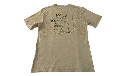 Vintage Hype Jean Michel Basquiat Evil Through Revenge Art Tee