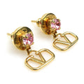 Valentino Garavani Earrings V Metal Gold Women S 55828k