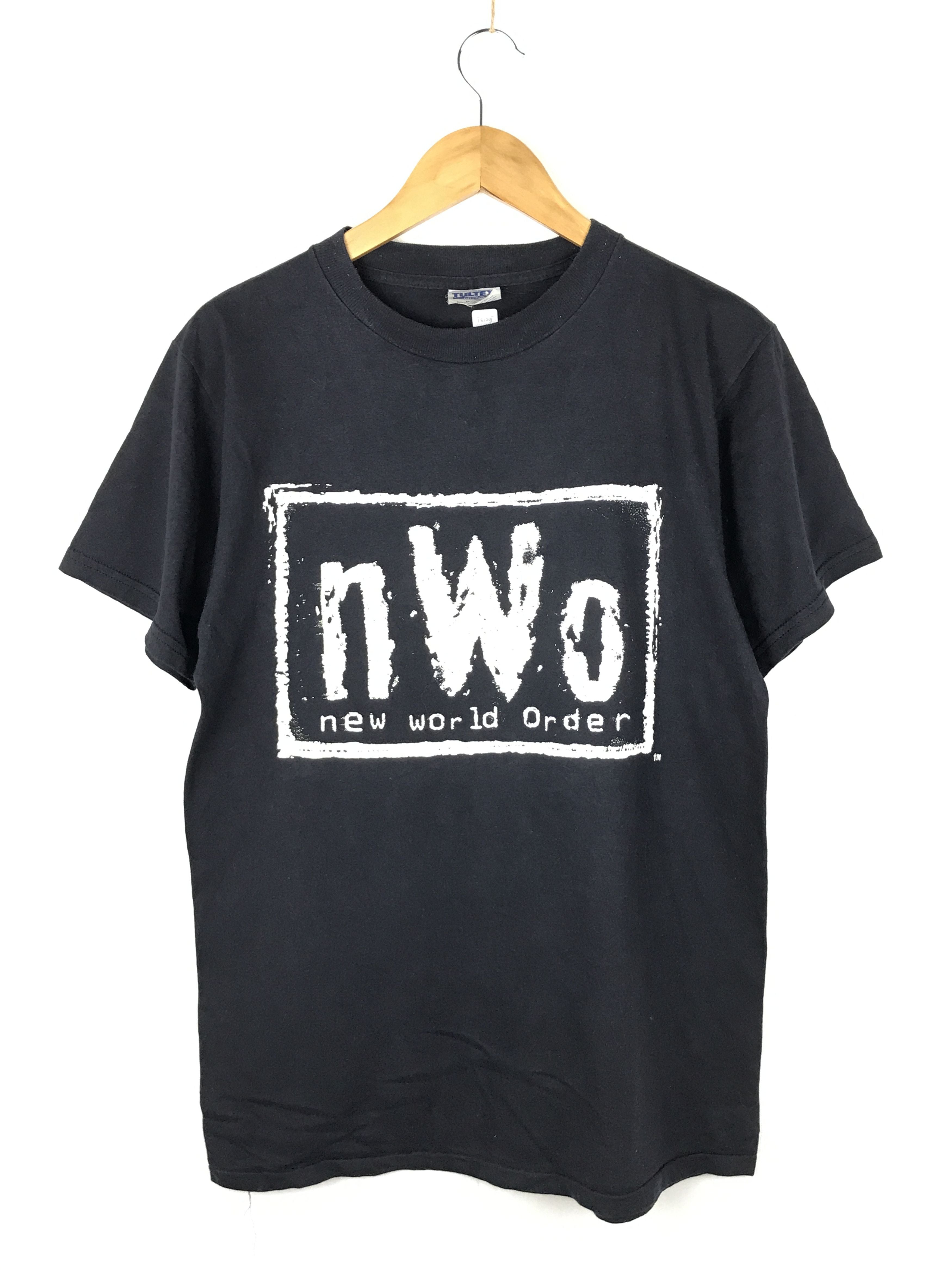 Tultex X Vintage Vintage New World Order Nwo Tee Hoodie, Sweatshirt | FlexRushtees.com