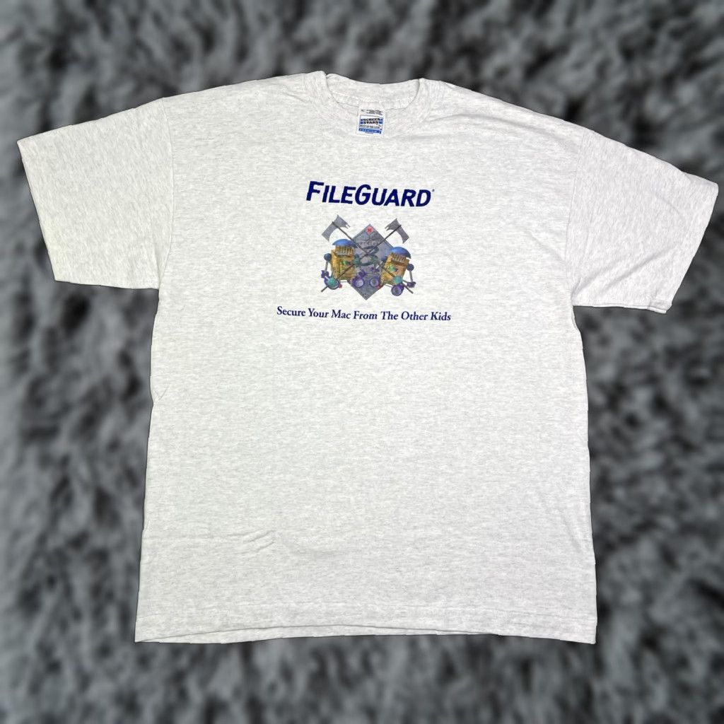 Vintage Screen Stars 90s Computer Software Logo T Shirt Xl Gray Men