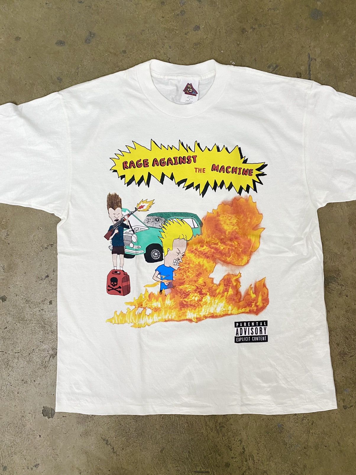 Band Tees Beavis And Butt Head Bootleg Rage Against The Machine Ratm Hoodie, Sweatshirt | FlexRushtees.com