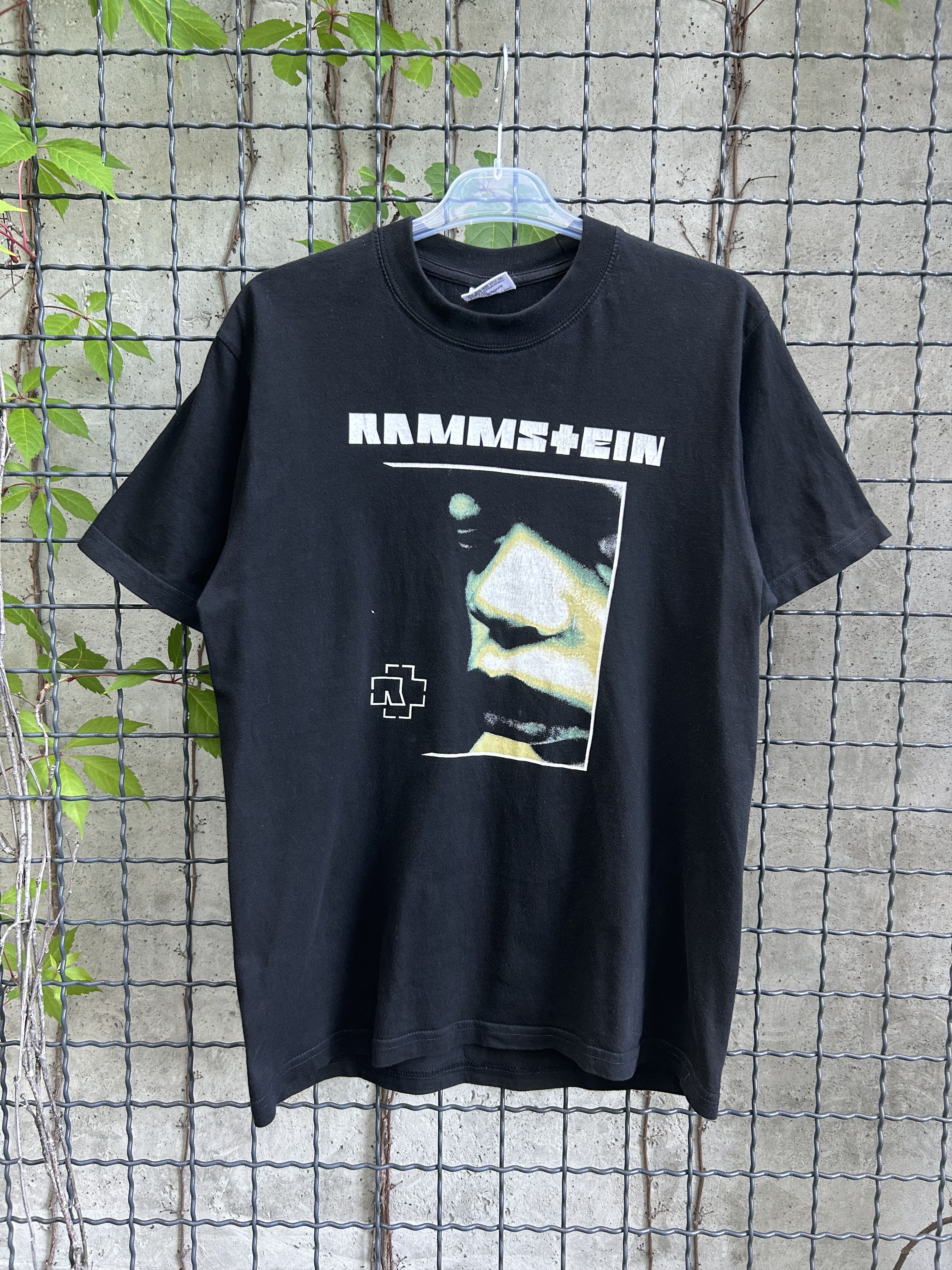Band Tees Rammstein Mutter Vintage 2000s Rock Band Tee