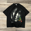Rap Tees X Vintage Rare Vintage 90s Bob Marley Big Face T Shirt Hoodie, Sweatshirt | FlexRushtees.com
