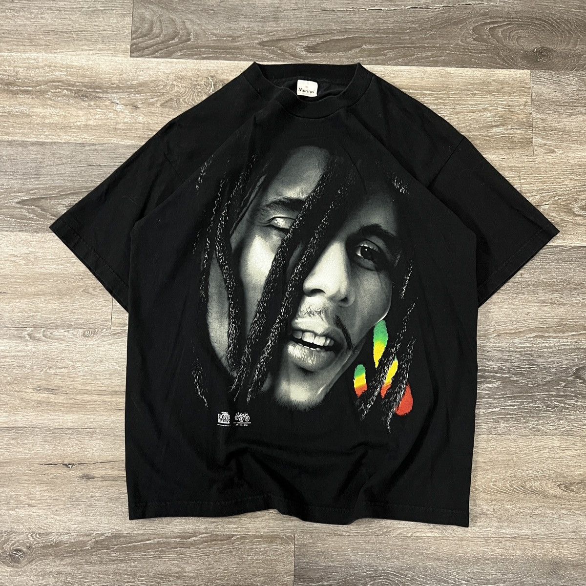Rap Tees X Vintage Rare Vintage 90s Bob Marley Big Face T Shirt Hoodie, Sweatshirt | FlexRushtees.com