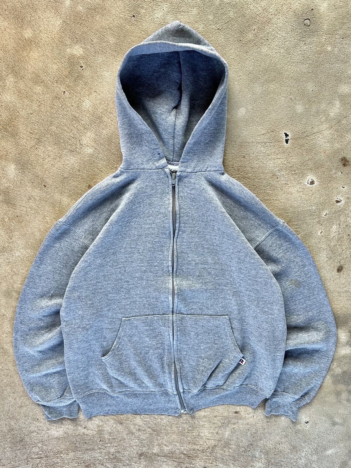 Vintage Russell Athletic Grey Zip Up
