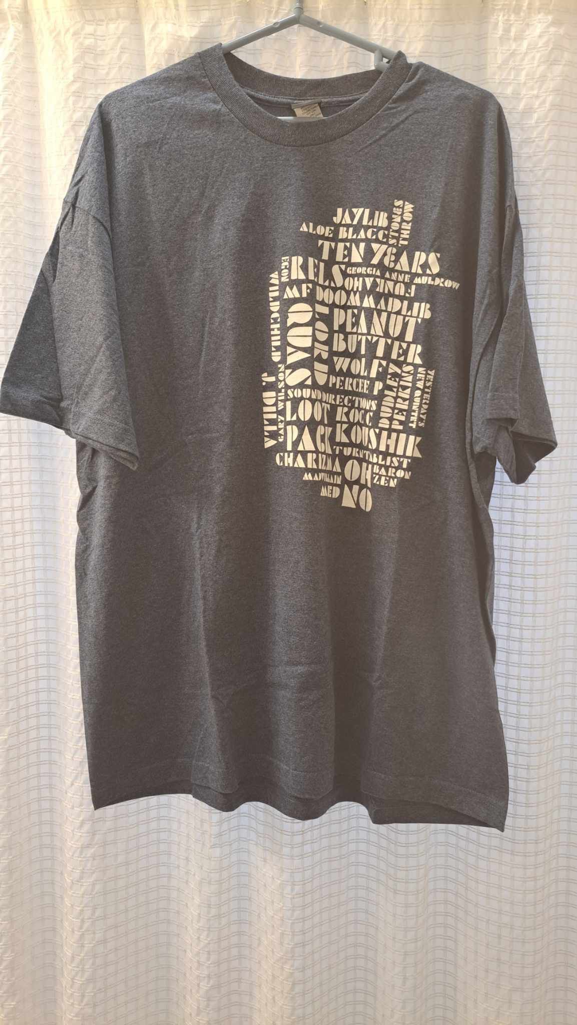 Throw Records Stones Throw Ten Years Anniversary Artist S Xxl T Shirt Hoodie, Sweatshirt | FlexRushtees.com