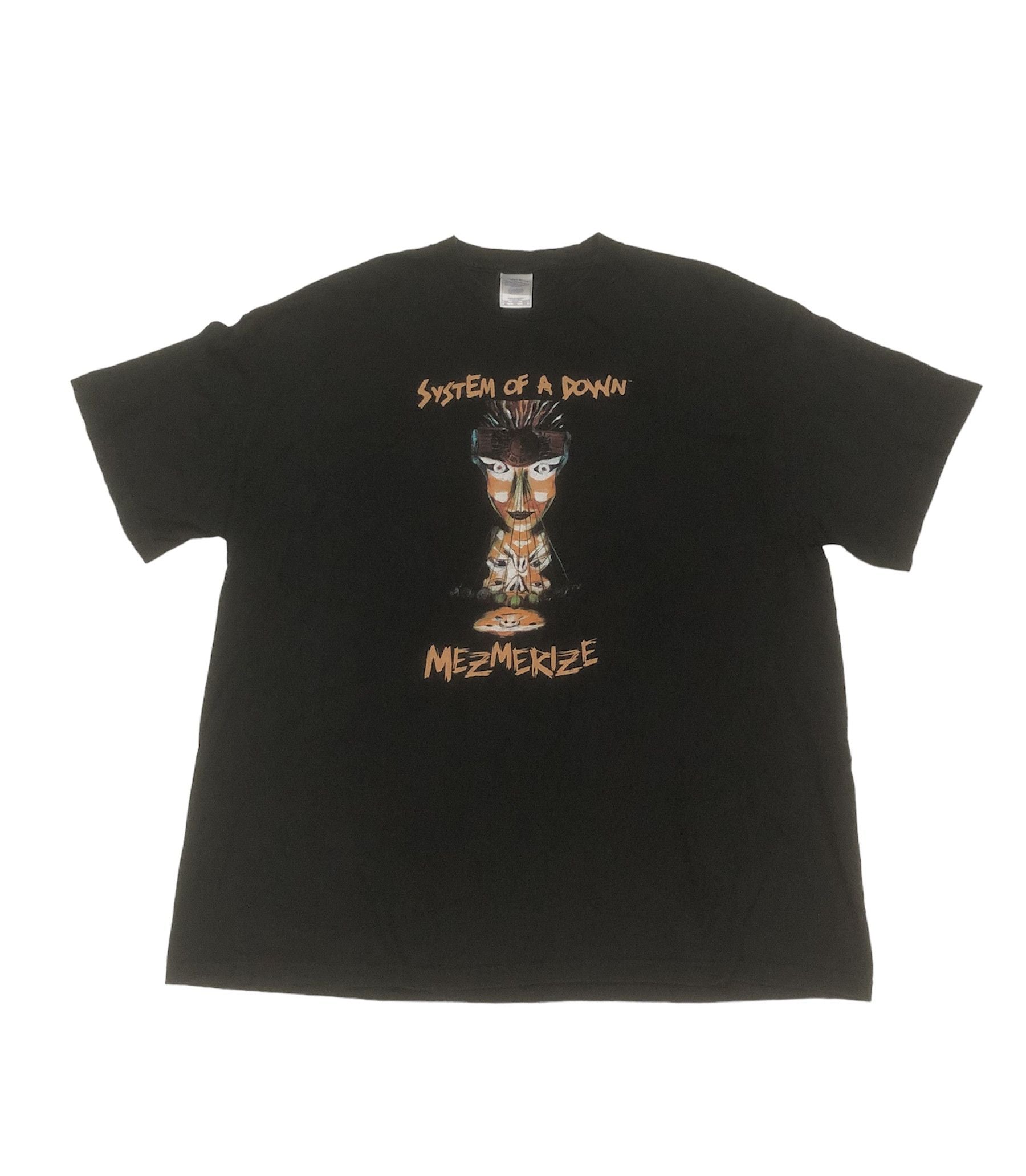 Band Tees Vintage System Of A Down Promo Album Mezmerize Tshirt Hoodie, Sweatshirt | FlexRushtees.com