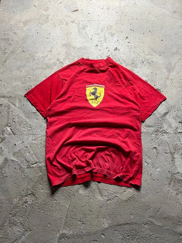 Vintage 2000s Ferrari T Shirt Tee Y2k