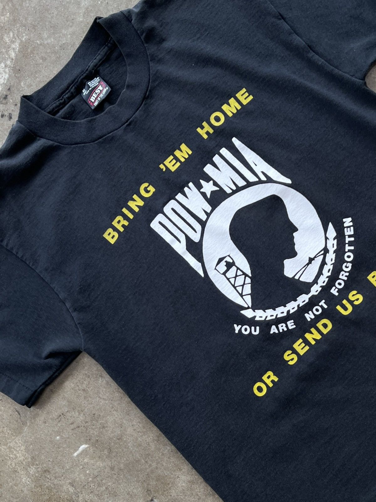 Vintage 90s Persian Gulf War Bring Them Back Tee Medium Hoodie, Sweatshirt | FlexRushtees.com