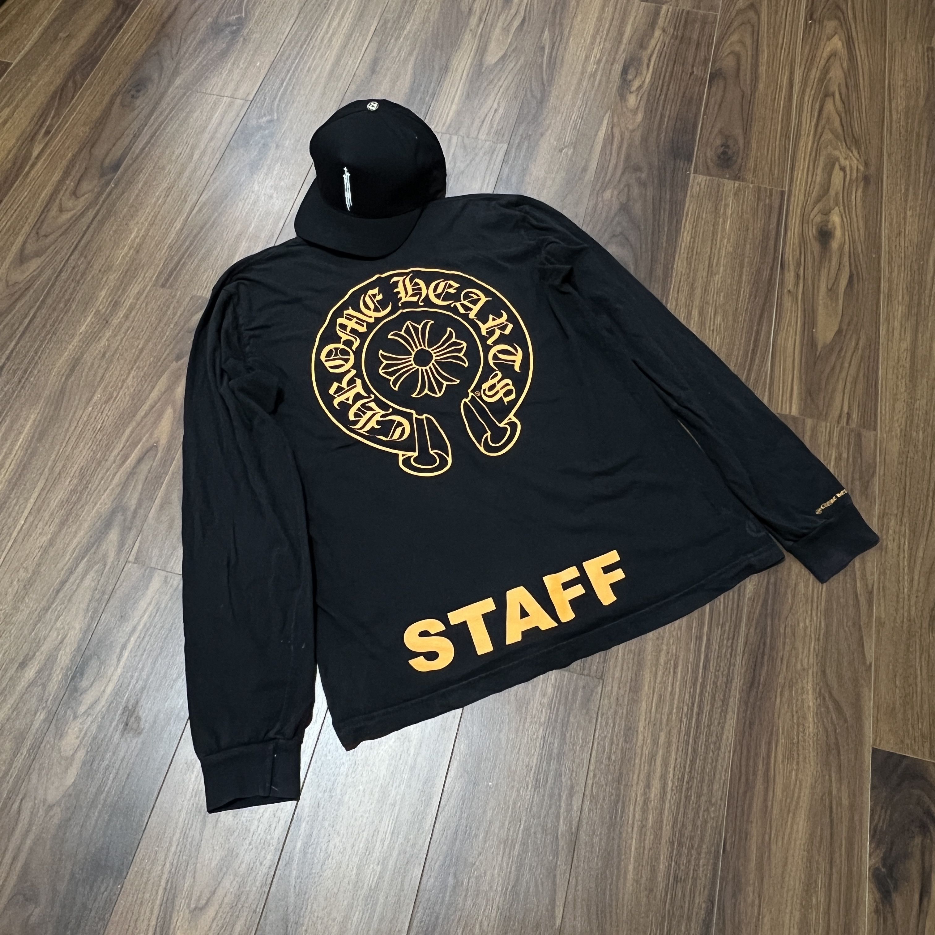 Hearts Chrome Hearts Staff Longsleeve Orange Size Xl T-Shirts, Hoodie, Sweatshirt | FlexRushtees.com