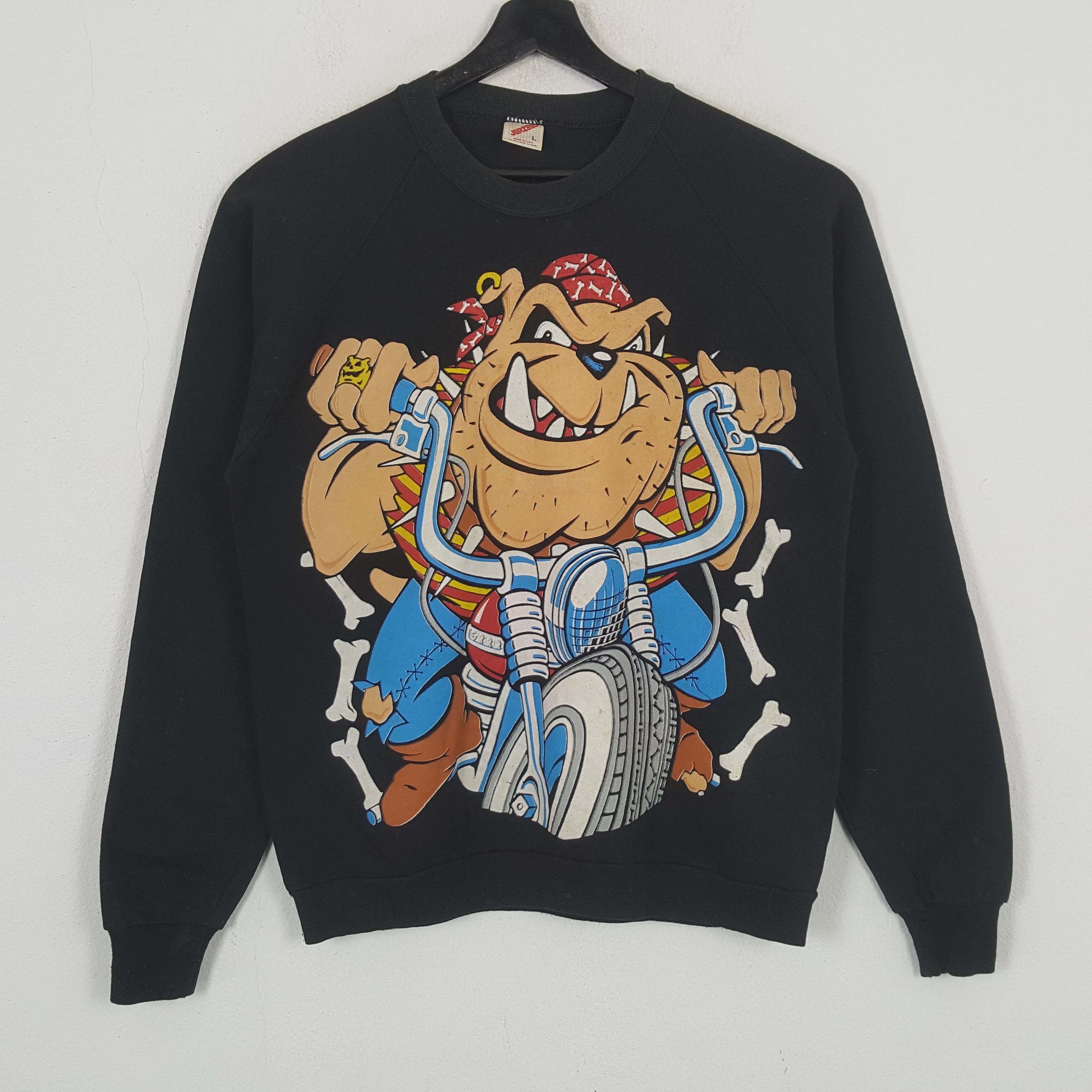 Motorcycle Style Vintage Jerzees Sweatshirt