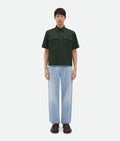 Bottega Veneta O1n1vont0625 Short Sleeved Cotton Shirt In Camping Hoodie, Sweatshirt | FlexRushtees.com