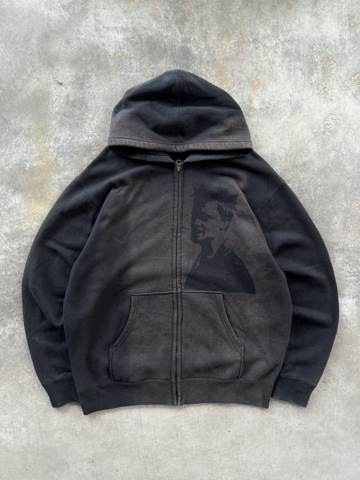 Vintage Faded Black Tyler Durden Hoodie Inspired Of Flight Club T-Shirts, Sweatshirt | FlexRushtees.com