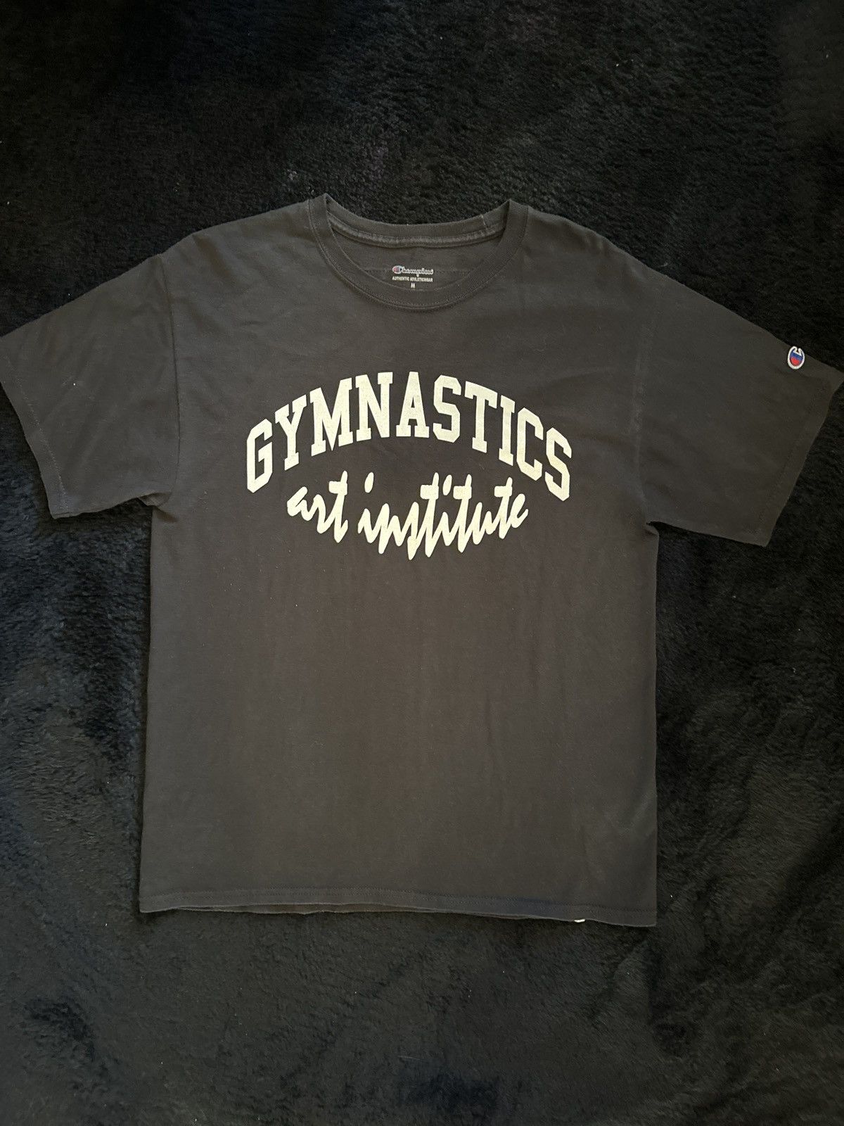 Abloh Virgil Abloh X Champion Gymnastics Brooklyn Museum Tee Black Hoodie, Sweatshirt | FlexRushtees.com