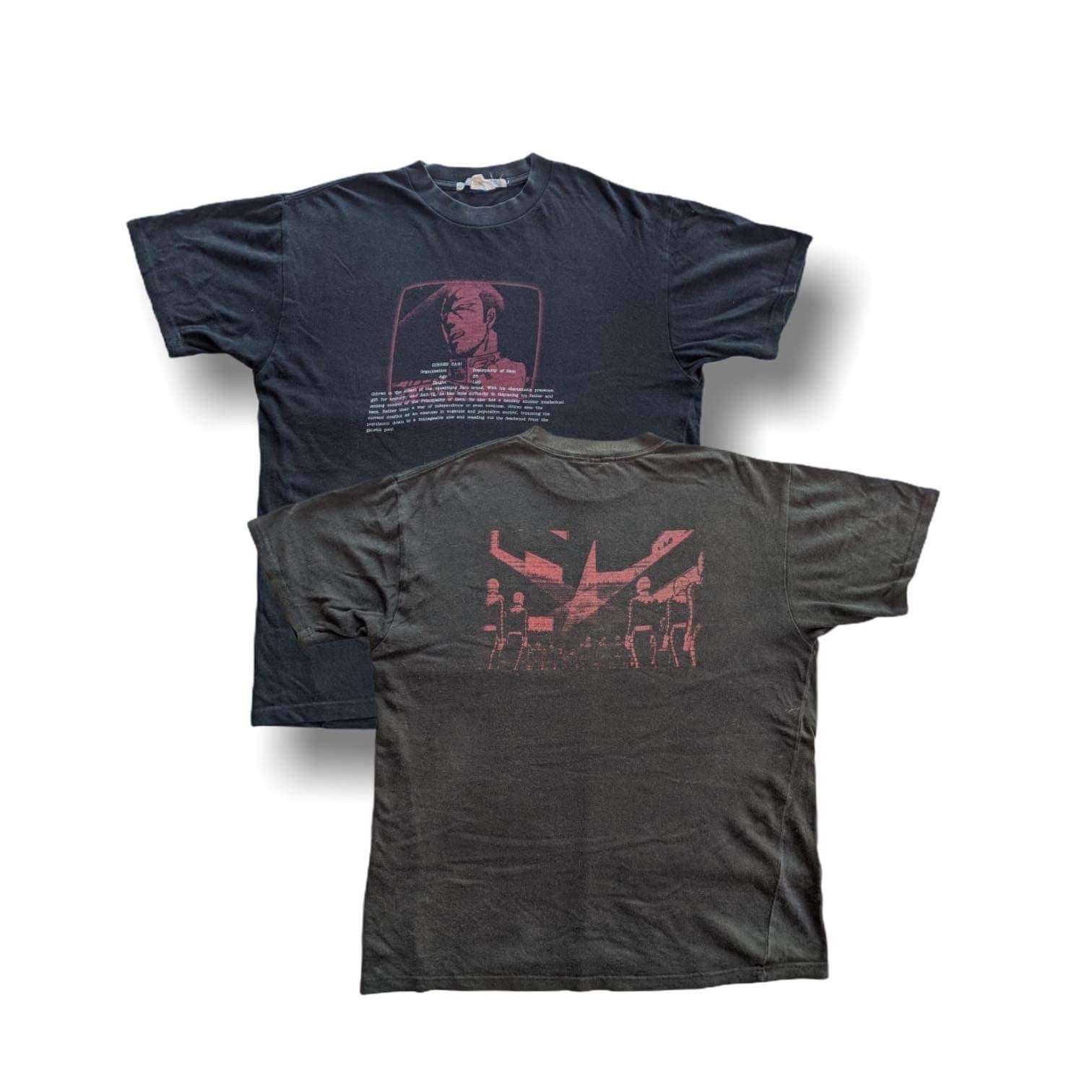 Vintage 00s Anime Gundam Print Bothside T-Shirts, Hoodie, Sweatshirt | FlexRushtees.com