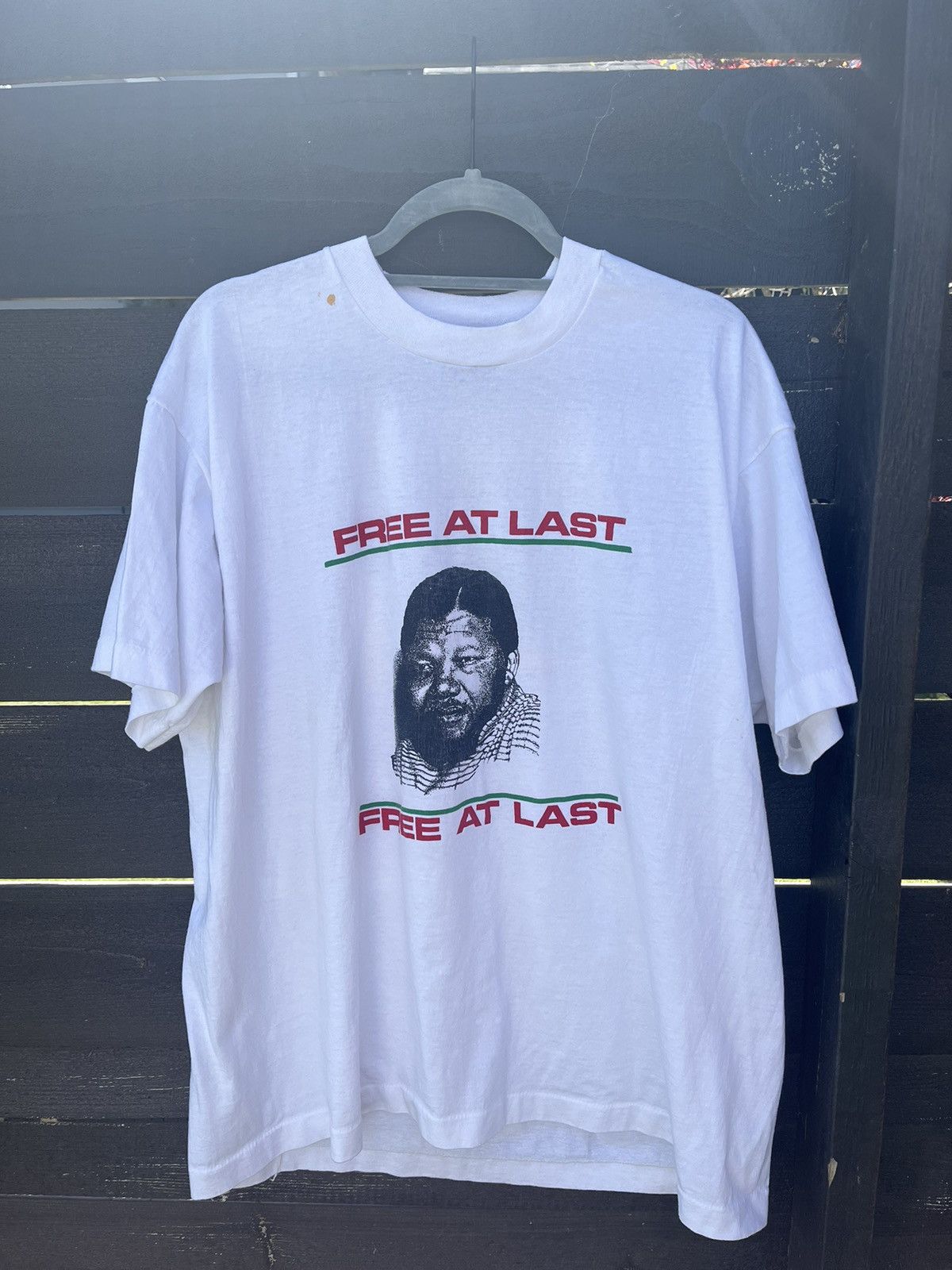 Vintage 90 S Nelson Mandela Screen Stars T Shirt