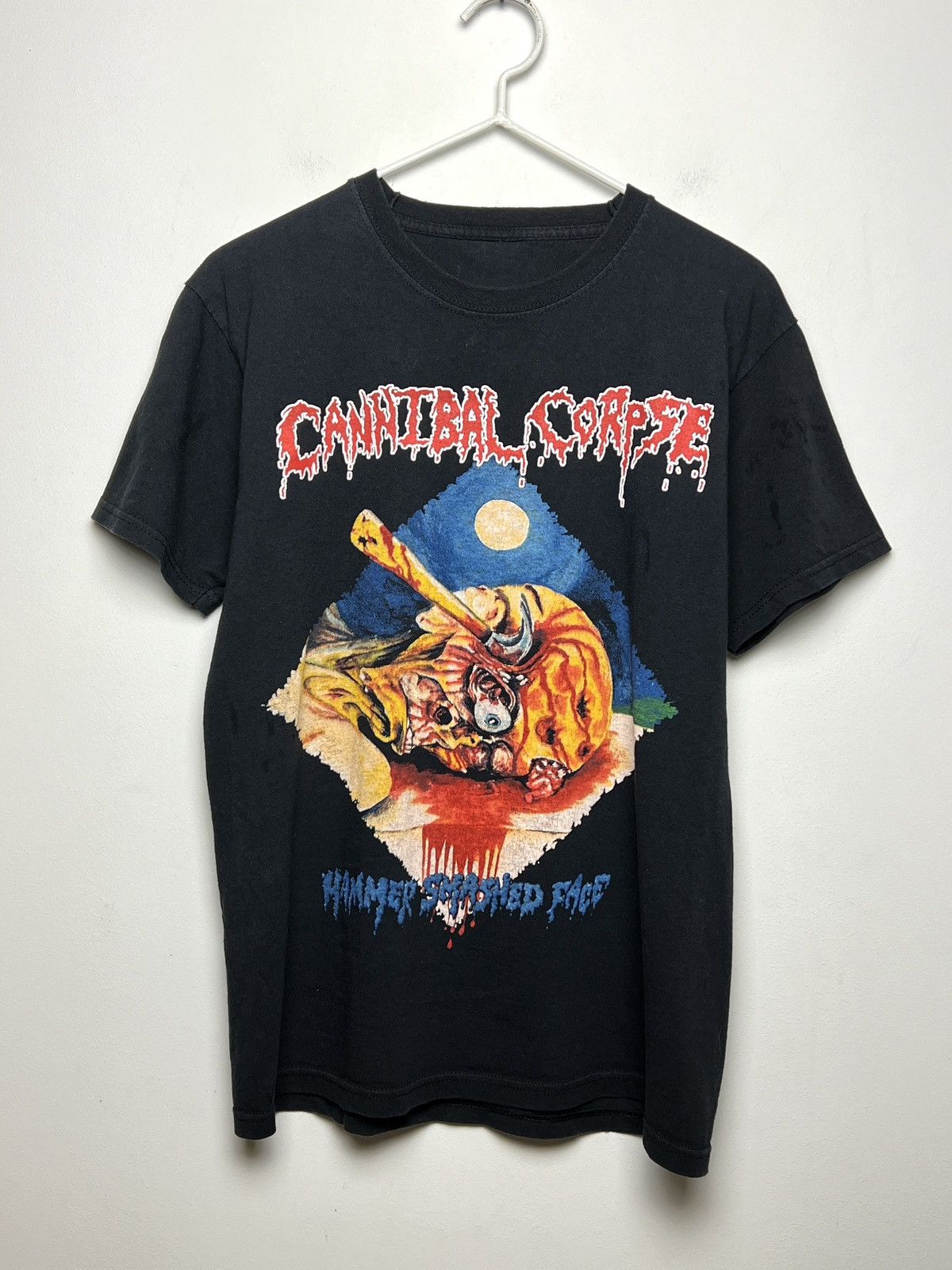 Vintage Cannibal Corpse Hammer Smashed Face 1993 Eu Tour T T-Shirts, Hoodie, Sweatshirt | FlexRushtees.com