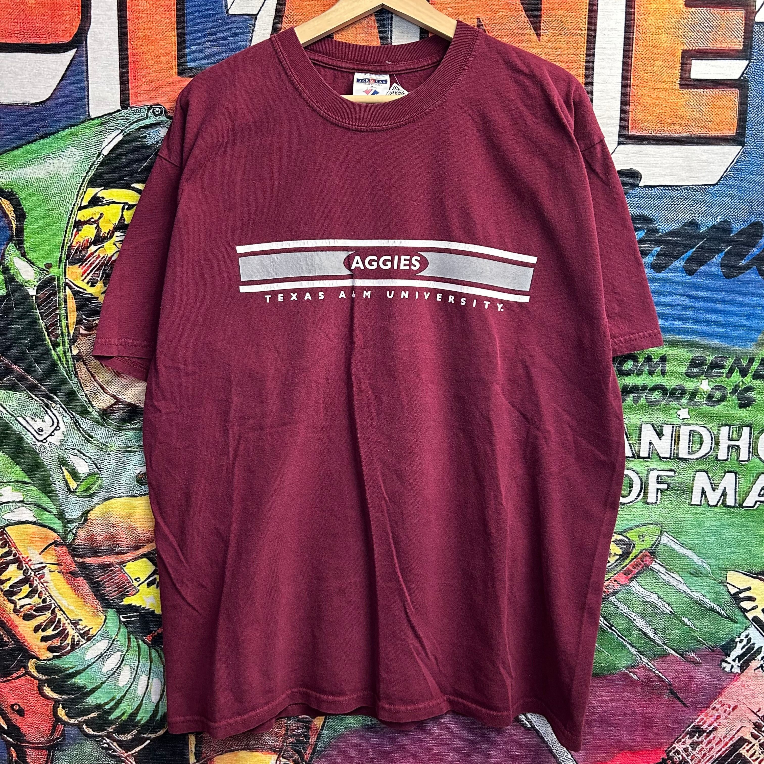 Vintage Y2k Texas A M College Tee Size Xl Hoodie, Sweatshirt | FlexRushtees.com