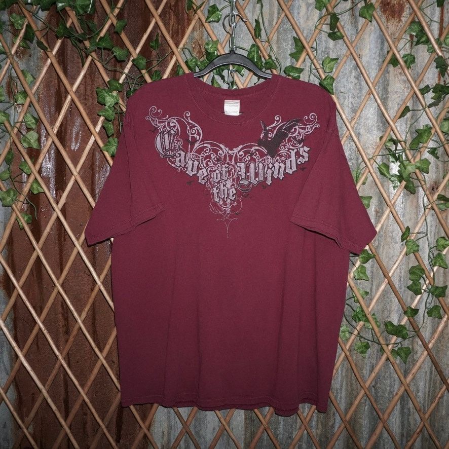 Xl Vintage Y2k Cave Of The Wind Grunge Tribal Bats T Shirt