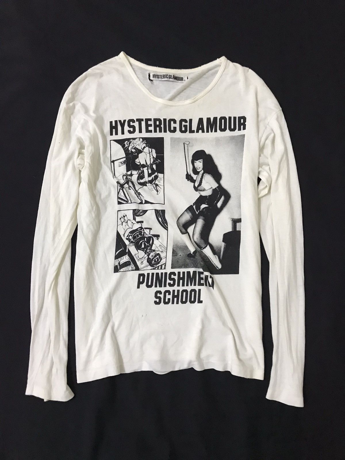 Hysteric Glamour Rare Hg Bettie Page Punishment School Bondage Archive Tee Hoodie, Sweatshirt | FlexRushtees.com