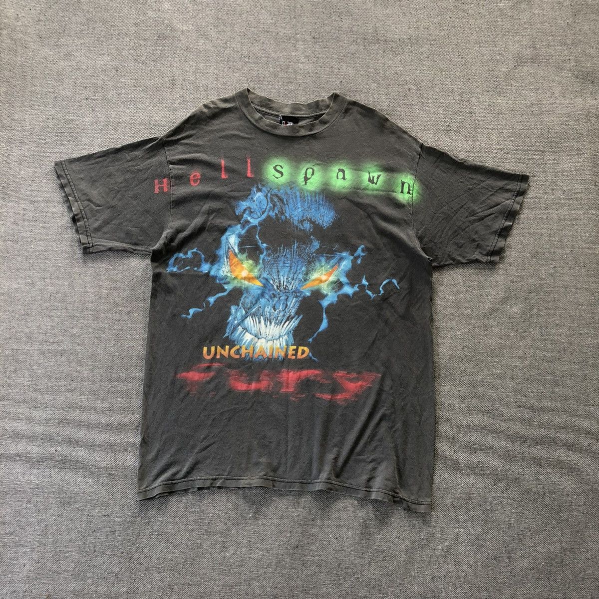 Giant Spawn 1997 Hell Spawn Unchained Fury T Shirt