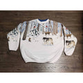 Large Vintage 90s Animal Nature Winter Art Sweatshirt T-Shirts, Hoodie | FlexRushtees.com