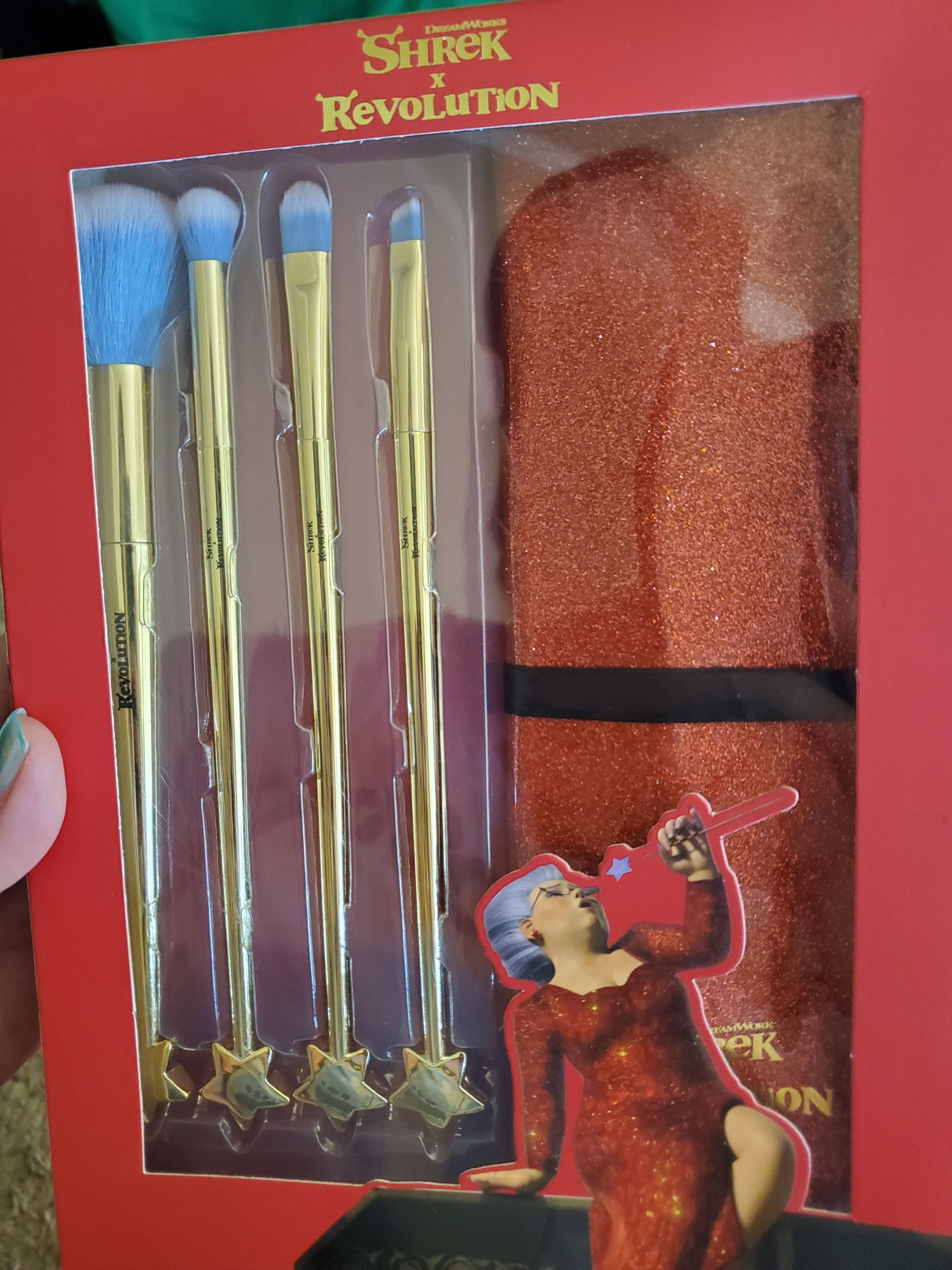 Shrek Fairy Godmother Wand Makeup Brush Set
