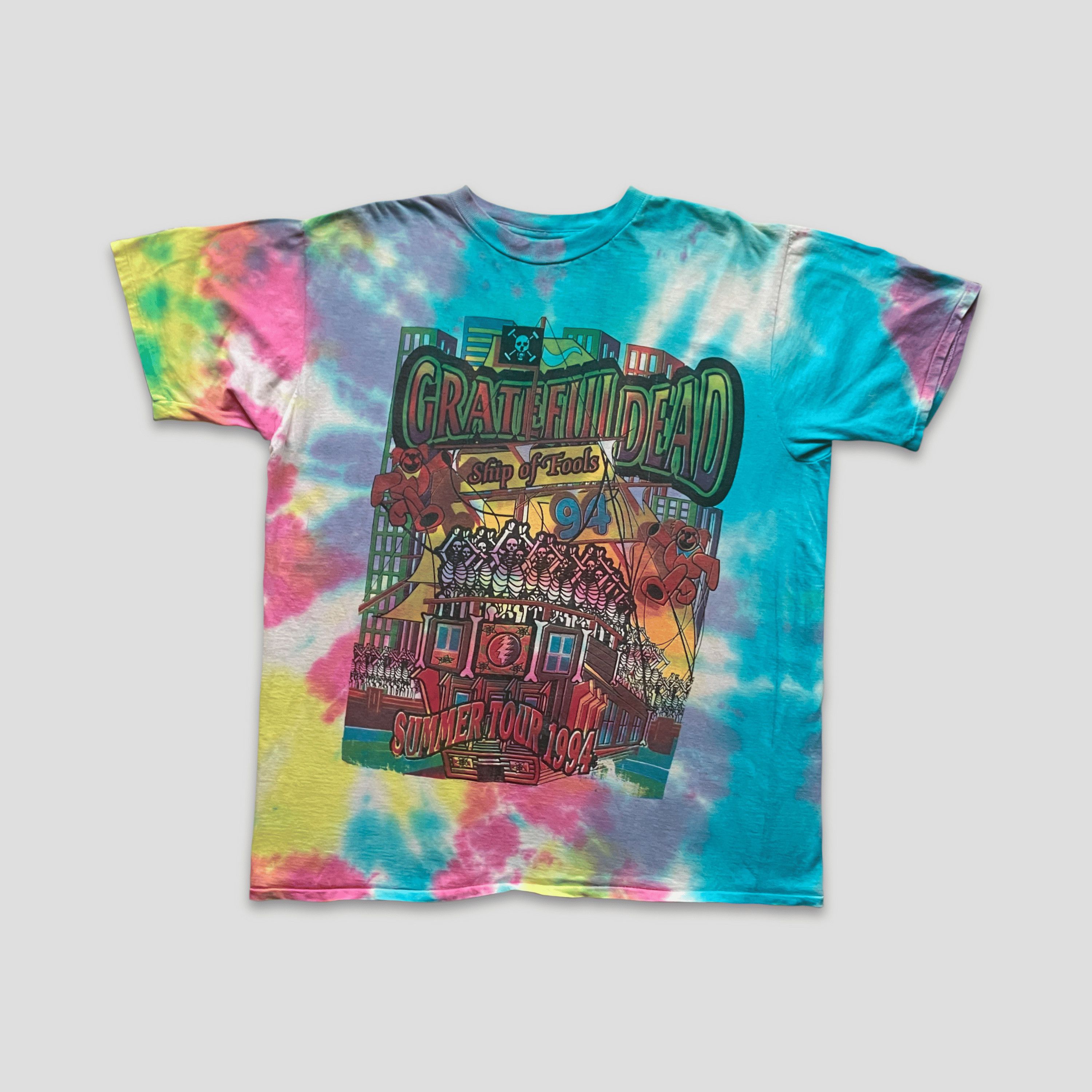 Grateful Dead X Vintage Vintage 1994 Grateful Dead Ship Of Fools T Shirt Hoodie, Sweatshirt | FlexRushtees.com