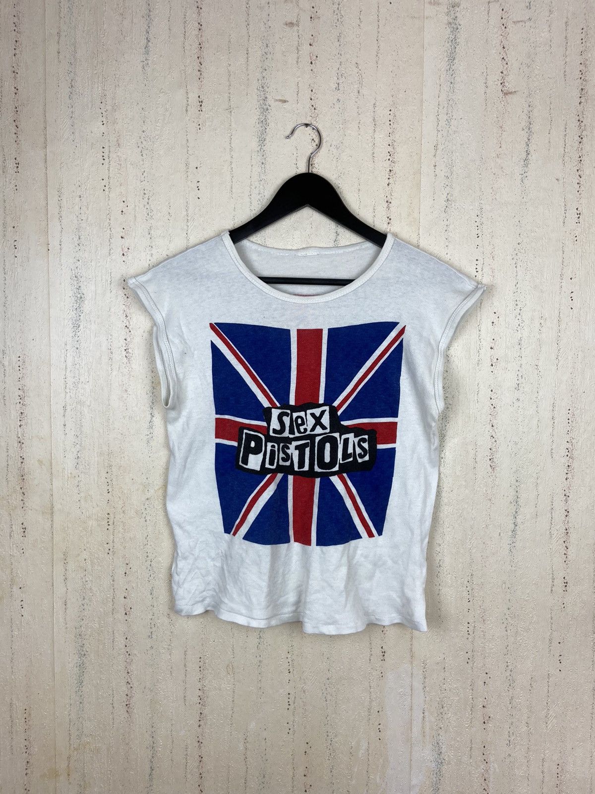 Vintage Sex Pistols 90s Sleevless Shirt Tanktop Band Tee Hoodie, Sweatshirt | AU16VibeMintTees.com