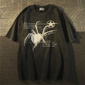 Japanese Brand Arachnid Spider 5 Star Black Printed Tee Hoodie, Sweatshirt | FlexRushtees.com