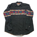 Rustler Vintage Men S Rustler Wrangler Pearl Snap Aztec Shirt L O8