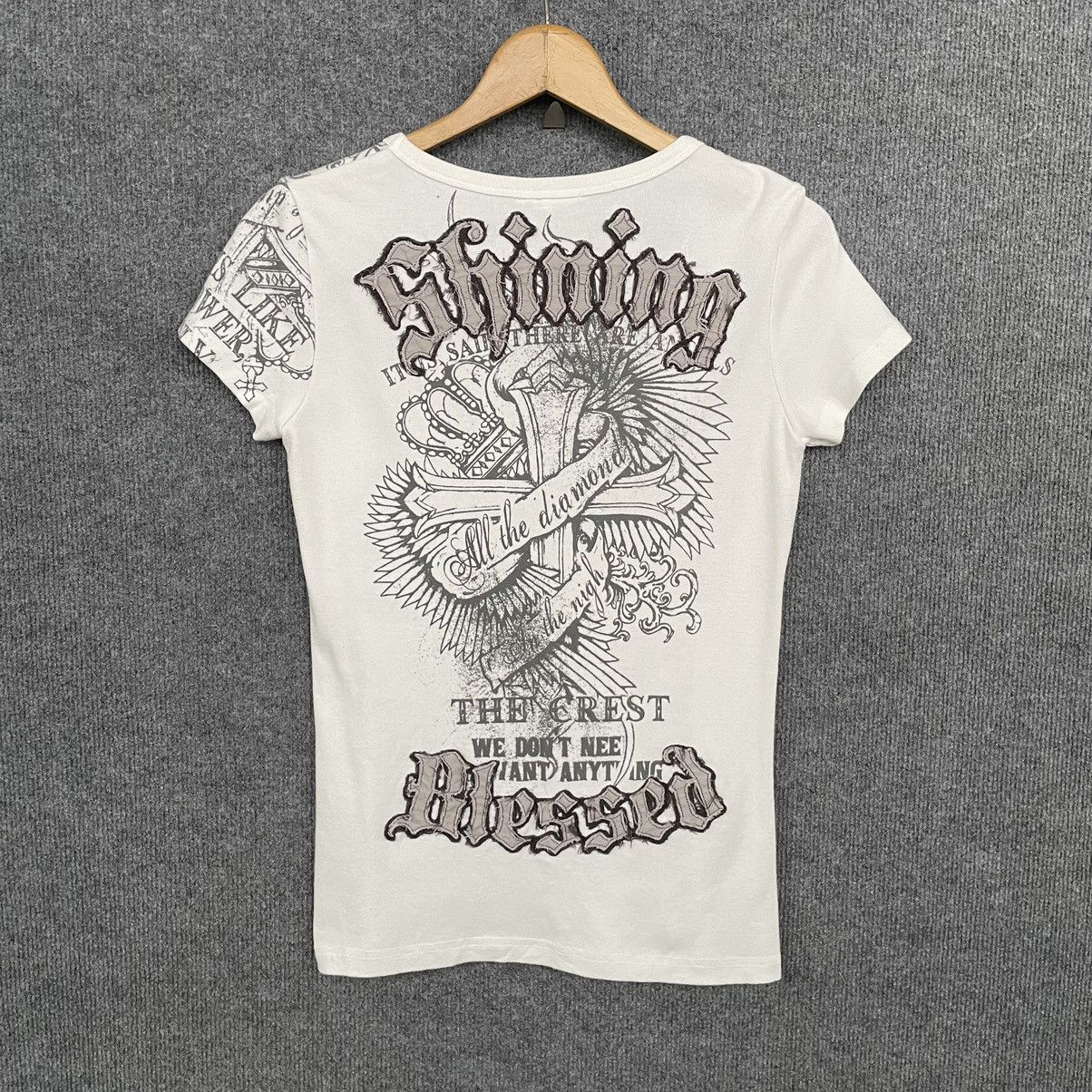 If Six Was Nine X Japanese Brand Glitz Shining Blessed Cross Affliction Ifsixwanine Tee