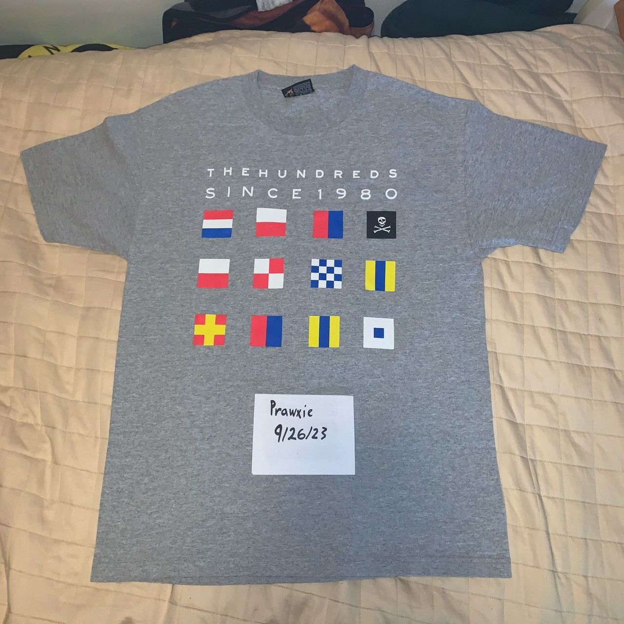 Hundreds The Hundreds Coast To Coast Flags Tee Hoodie, Sweatshirt | FlexRushtees.com