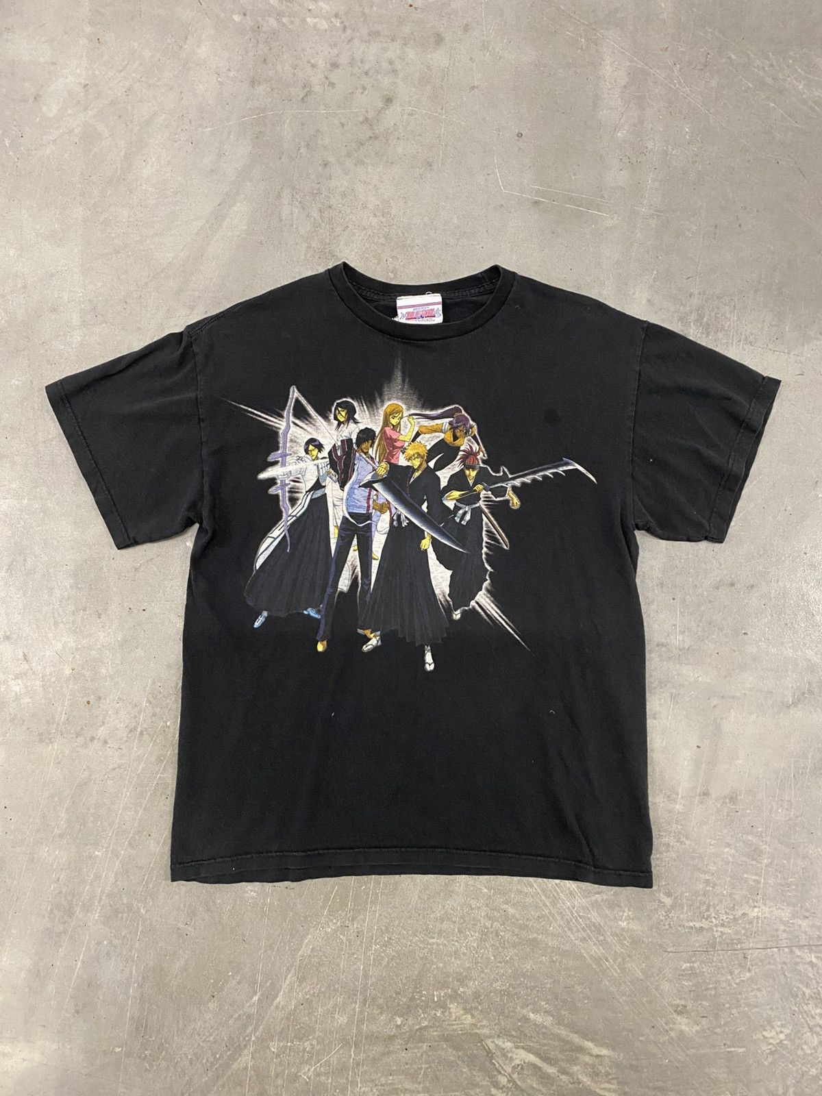 Vintage 2000s Bleach Anime Shirt Ichigo Faded Grunge Erd Y2k Hoodie, Sweatshirt | FlexRushtees.com