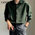 Vintage New Korean Fashion Autumn Shirts Men Hoodie, Sweatshirt | FlexRushtees.com
