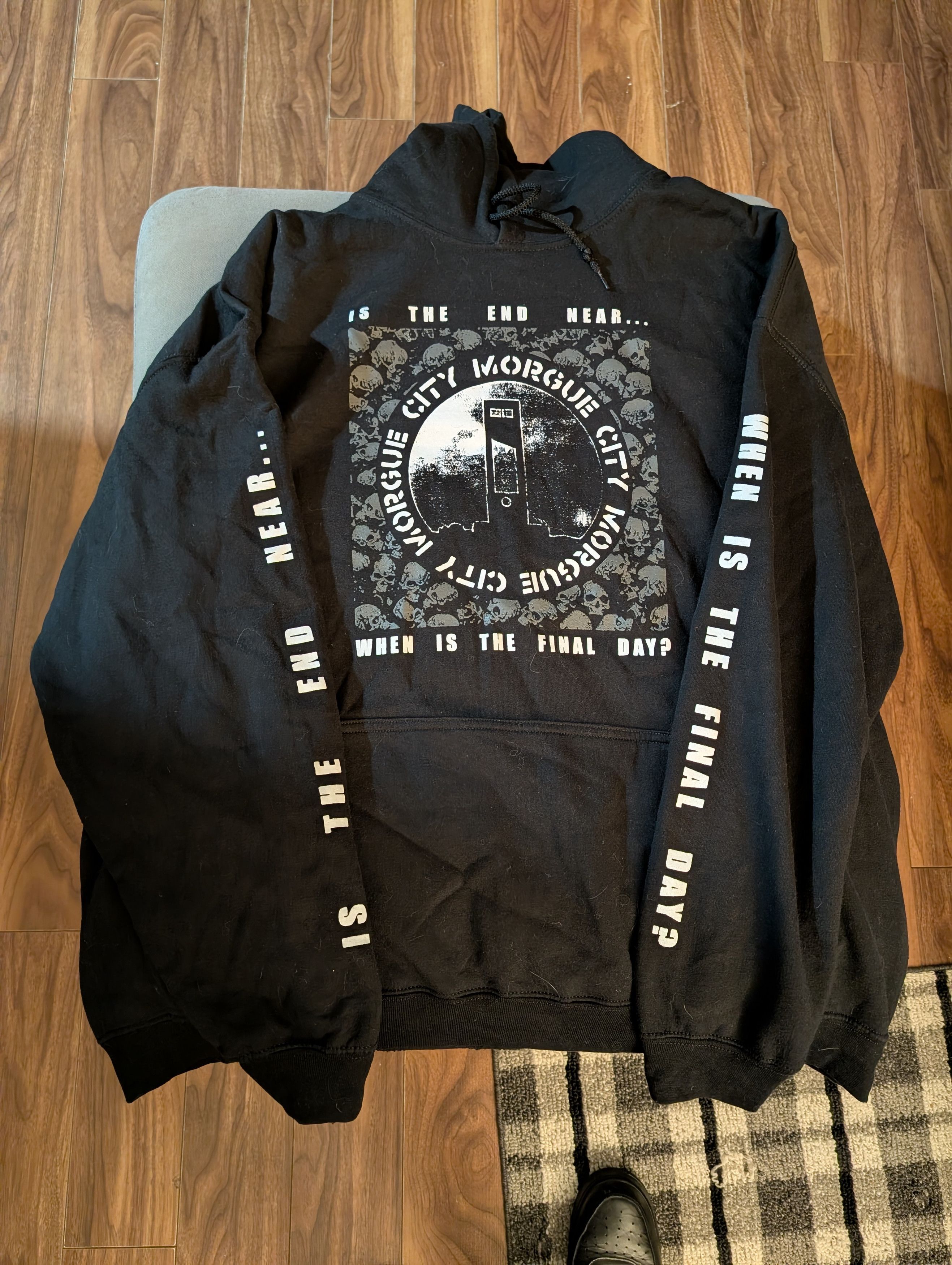 Morgue City Morgue Bottom Of The Barrel Mens Xlarge Hoodie
