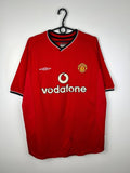 Manchester United Umbro 2000 2003 Jersey T Shirts Size L