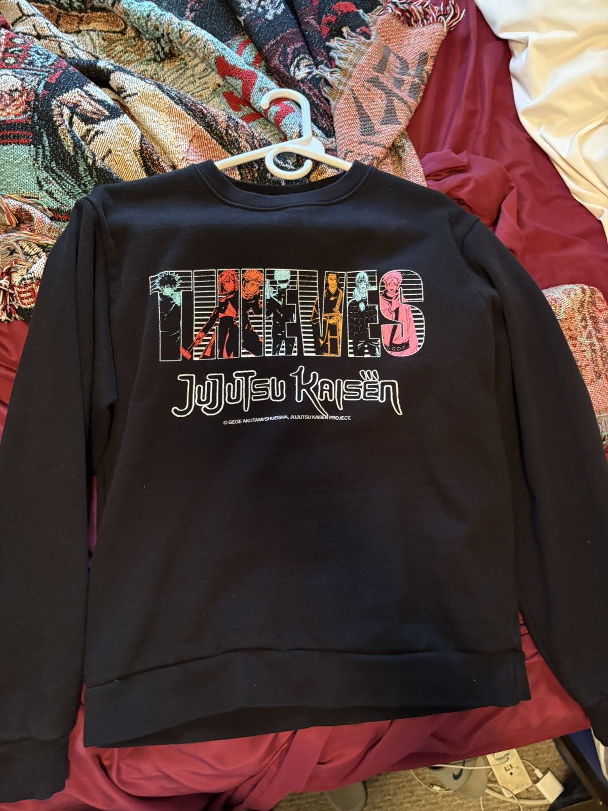 Jujutsu Kaisen Everyone Crewneck Black Small