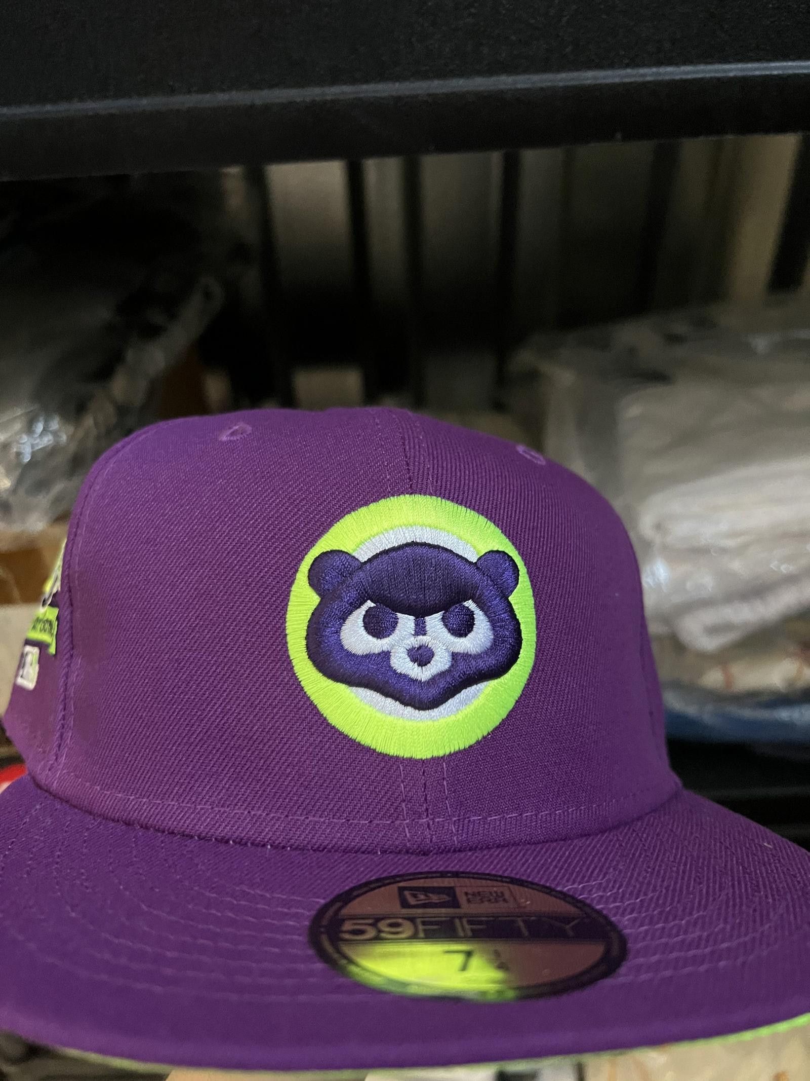 New Era 7 1 2 Topperzstore Exclusive Chicago Cubs Grape Volt Edition