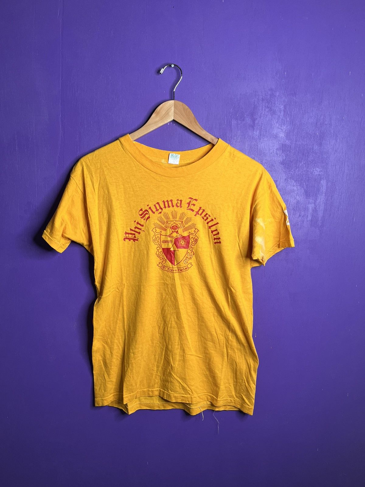 Vintage 60s 70s Phi Sigma Epsilon T Shirt