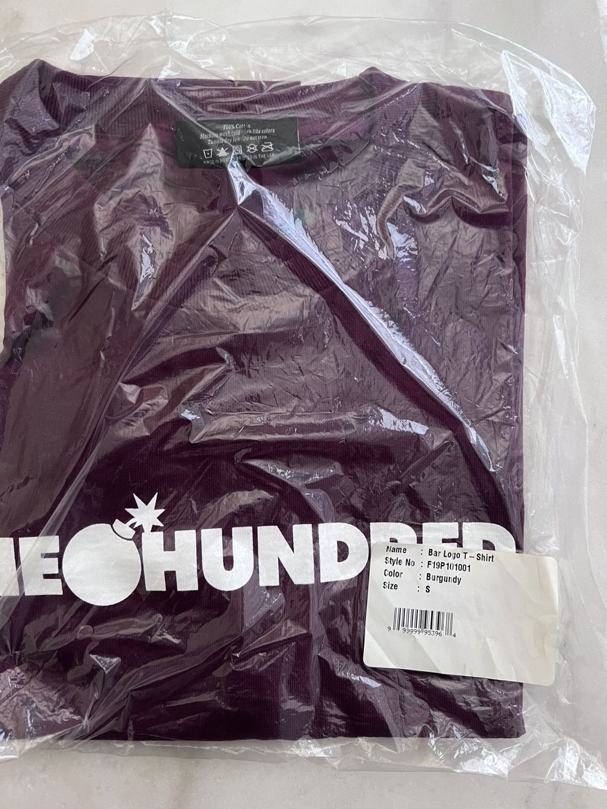 Hundreds The Hundreds Tee Bar Logo Bomb White Size Small Hoodie, Sweatshirt | FlexRushtees.com