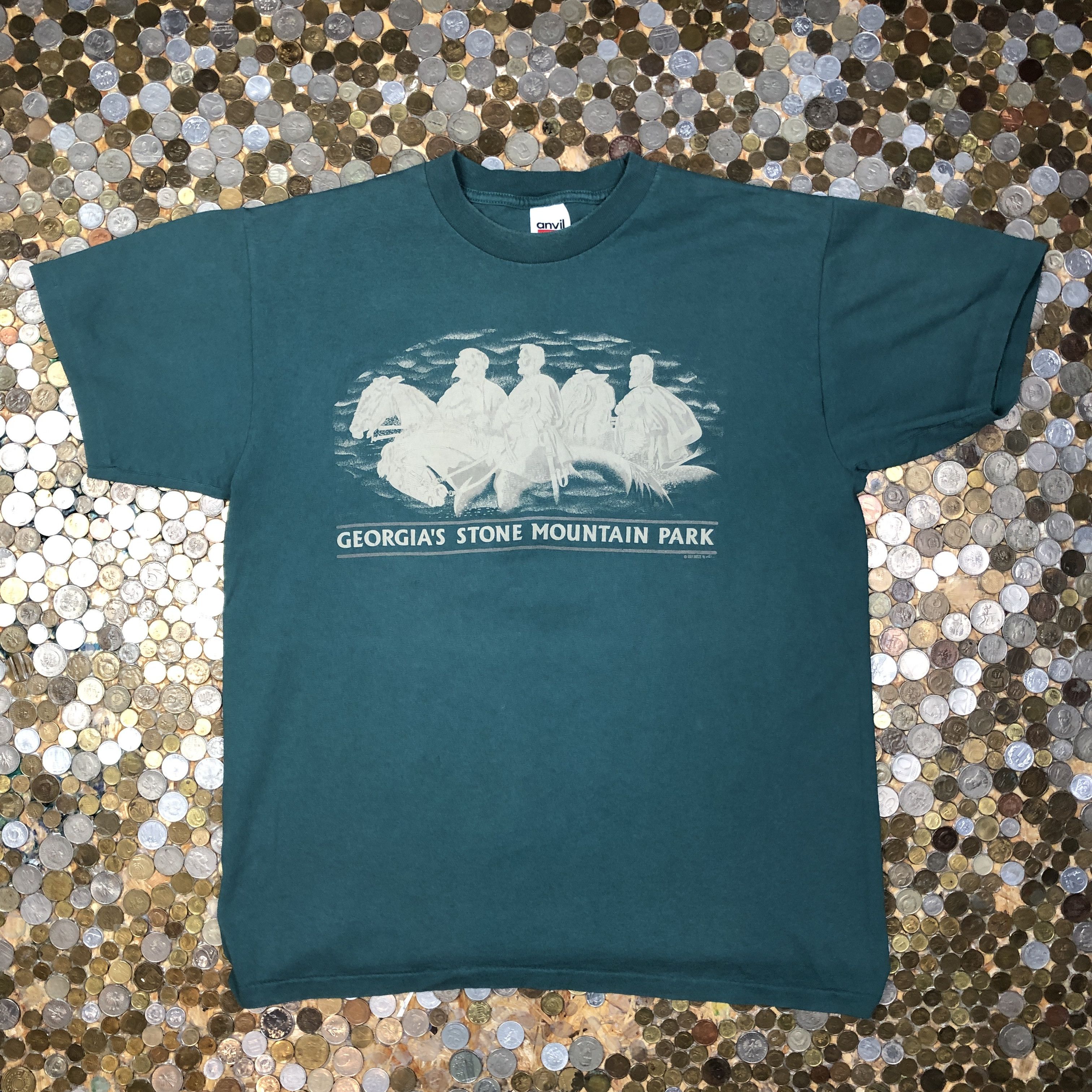 Anvil Vintage Georgia S Stone Mountain Park T Shirt Tee
