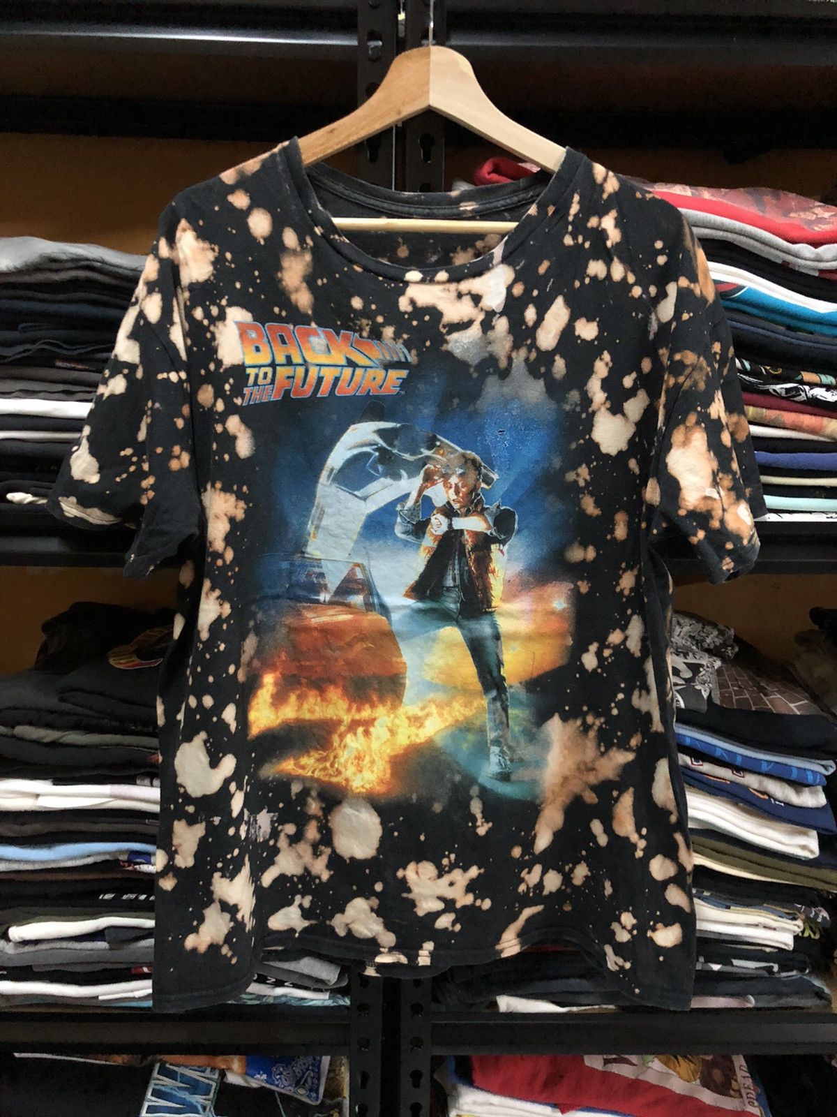 Vintage Back To The Future Bleach Custom Tshirt
