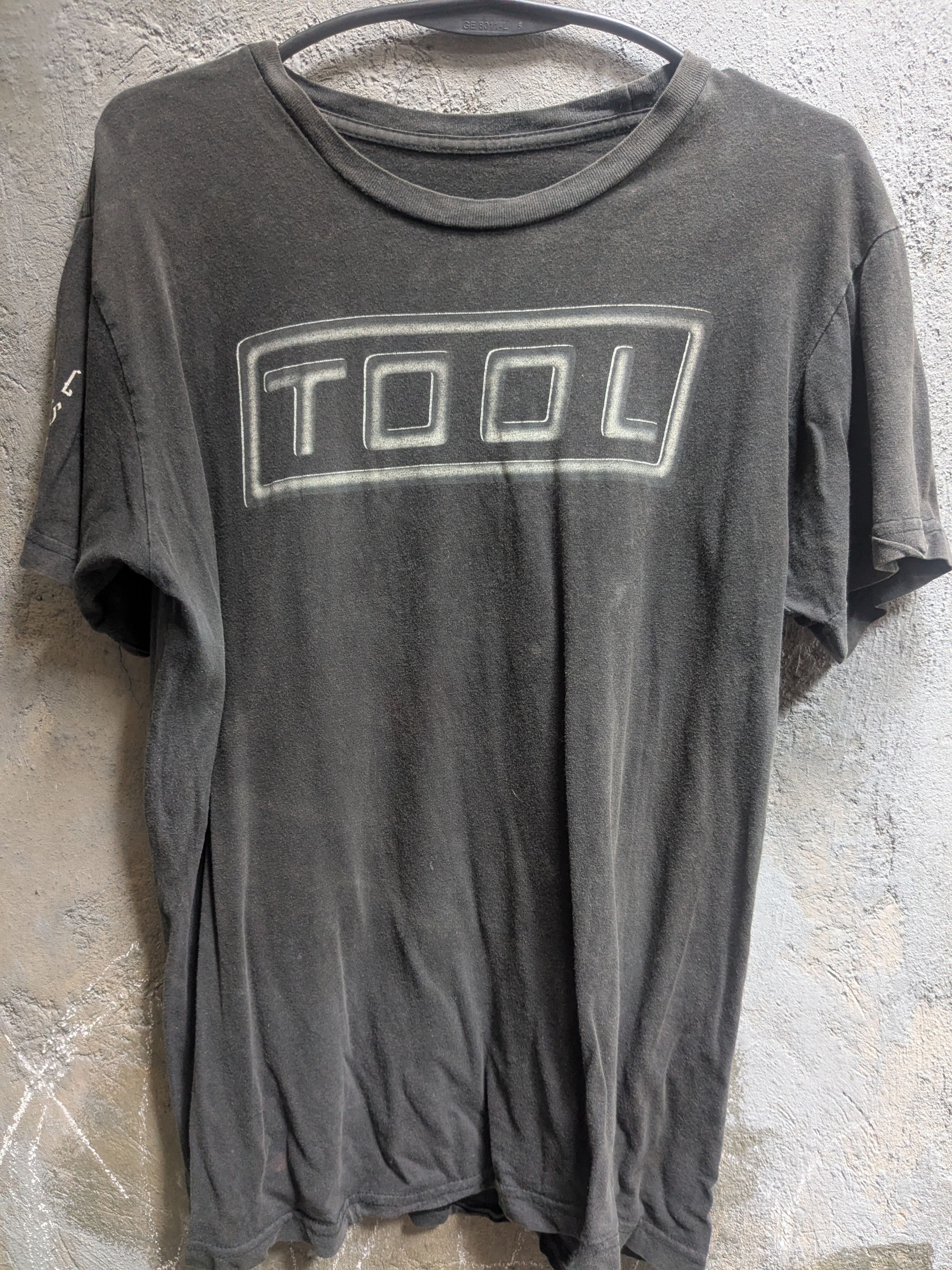 Vintage Tool Band Tshirt With Back Design Medium Hoodie, Sweatshirt | FlexRushtees.com