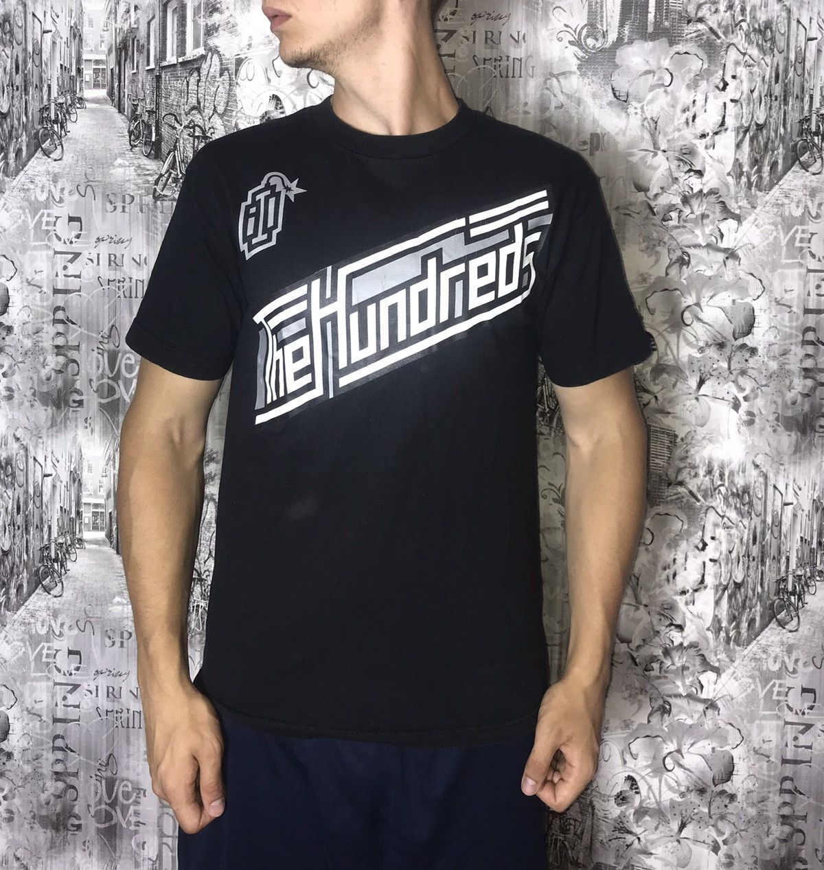 Hundreds Vintage The Hundreds Big Logo T Shirt Hoodie, Sweatshirt | FlexRushtees.com